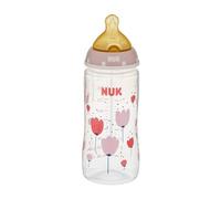 Nuk First Choice+ Biberon 0-6m Débit M Temperature Control Blanc Coeur 300ml