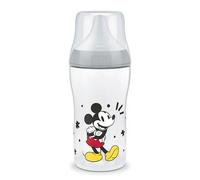 NUK Perfect Match Biberon | 3+ mois | 260 ml | Biberon anti-coliques | PP | Indicateur de contrôle de température | Disney Mickey Mouse | Lot de 1