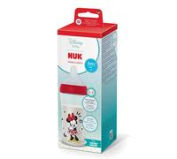 NUK Perfect Match Biberon | 3+ mois | 260 ml | Biberon anti-coliques | PP | Indicateur de contrôle de température | Disney Minnie Mouse | Lot de 1