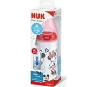 Nuk Biberon Silicone Flow Control Mickey 6-18M Enfant 300ml