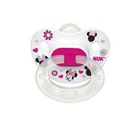 NUK Disney Baby Minnie Mouse Puller Pacifier in Assorted Colors and Styles, 6-18 Months