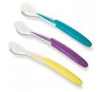 NUK Easy Learning 3 Cuillères Douces Silicone 4 Mois et + - Blister 3 Cuillères