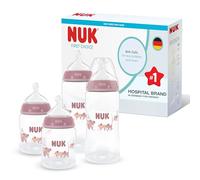 NUK First Choice Baby Bottles | 0-3+ Months | 150ml & 300ml | Anti-Colic Bottle | PP | Temperature Control Indicator | Koala | Pack of 4
