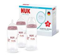 NUK First Choice Biberons | 3+ mois | 300 ml | Biberon anti-colique | PP | Indicateur de contrôle de la température | Koala | Lot de 3