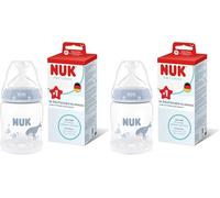 NUK First Choice Biberon | 0+ mois | 150 ml | Biberon anti-colique | PP | Indicateur de contrôle de la température | Baleine | Lot de 2