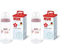 NUK First Choice Biberon | 3+ mois | 300 ml | Biberon anti-colique | PP | Indicateur de contrôle de la température | Koala | Lot de 2