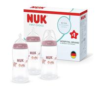 NUK First Choice Biberons | 3+ mois | 300 ml | Biberon anti-colique | PP | Indicateur de contrôle de la température | Koala | Lot de 3