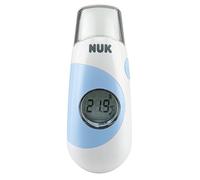NUK Thermomètre médical Flash sans contact - Pour bébé - Blanc/Gris/Bleu