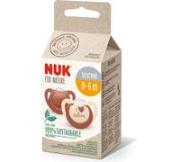 NUK for Nature Sucettes 10175294 | silicone durable | 0-6 mois | 2 pièces