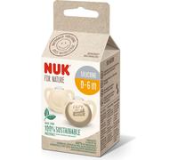 NUK for Nature Sucettes 10175295 | silicone durable | 0-6 mois | 2 pièces