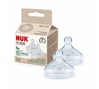 Nuk For Nature Tétine Silicone 0-6M Taille M 2uts