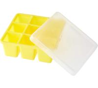 NUK Fresh Foods Moule à congélation pour aliments pour bébés | pour congeler les aliments pour bébés | neuf portions de 60 ml | décongélation individuelle | libre jaune