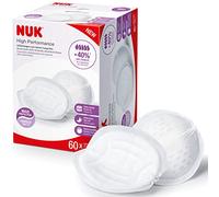 NUK High Performance Coussinets d’allaitement jetables | Coussinets pour l’allaitement | Absorbent directement le lait | Emballage individuel | 60 unités