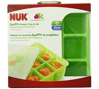 NUK Homemade Ensemble plateau de congélation flexible et couvercle pour bébé