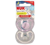 NUK Lot de 2 tétines Space Night