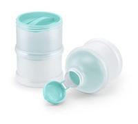 NUK Lot de 3 Distributeurs de Lait en Poudre sans BPA Bleu Pétrole