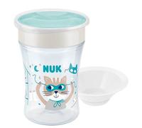 Nuk Magic Cup Gobelet 230ml facile à apprendre dès 8 mois, lavable au lave-vaisselle gris