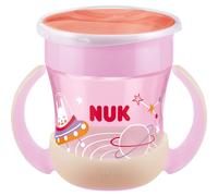 NUK Magic Cup Night tasse avec supports 6m+ Pink 160 ml