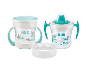 NUK Mini Cups Set Mint/Turquoise tasse 3 en 1 6m+ Neutral 160 ml