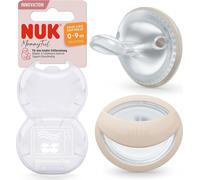 NUK MommyFeel Sucette en silicone Gris Gr.1 - naturelle & douce