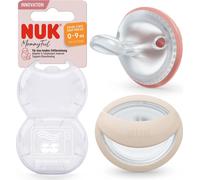 NUK MommyFeel Sucette en silicone rouge Gr.1 - Apaisante & sûre
