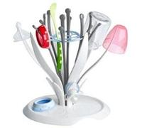 nuk multi drying rack system for baby bottles (white/ grey) G