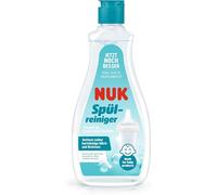Nuk Nettoyant pour biberon, 500 ml, Idéal pour laver les biberons, les tétines et les accessoires, Sans parfum, pH neutre, Flacon fabriqué à 100% de matériaux recyclés