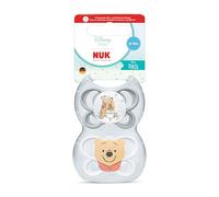 NUK Perfect Match Air Sucettes pour bébé | 0-6 mois | Sucettes orthodontiques favorisant l’aération et prévenant l’irritation | 95% d’acceptation par les bébés** | Disney Winnie l’Ourson | 2 unités