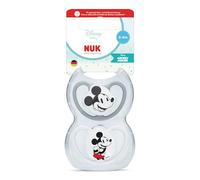 NUK Perfect Match Air Sucettes pour bébé | 0-6 mois | Sucettes orthodontiques favorisant l’aération et prévenant l’irritation | 95% d’acceptation par les bébés** | Disney Mickey Mouse | 2 unités