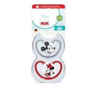 NUK Perfect Match Air Sucettes pour bébé | 18-36 mois | Sucettes orthodontiques favorisant l’aération et prévenant l’irritation | 95% d’acceptation par les bébés** | Disney Minnie Mouse | 2 unités