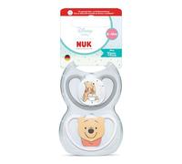 NUK Perfect Match Air Sucettes pour bébé | 6-18 mois | Sucettes orthodontiques favorisant l’aération et prévenant l’irritation | 95% d’acceptation par les bébés** | Disney Winnie l’Ourson | 2 unités