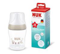 NUK Perfect Match Biberon | 0+ mois | 150 ml | Biberon anti-coliques | PP | Indicateur de contrôle de température | Singe | Lot de 1
