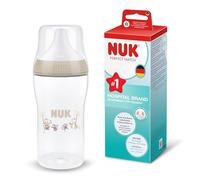 NUK Perfect Match Biberon | 3+ mois | 260 ml | Biberon anti-coliques | PP | Indicateur de contrôle de température | Singe | Lot de 1
