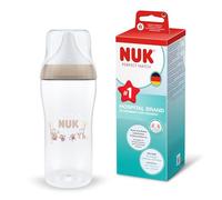 NUK Perfect Match Biberon | 6+ mois | 360 ml | Biberon anti-coliques | PP | Indicateur de contrôle de température | Singe | Lot de 1