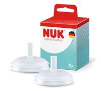NUK Perfect Match Learner Tétines d’apprentissage | 6 mois et + | Tétines anti-fuites pour gobelet d’apprentissage | Silicone | Lot de 2