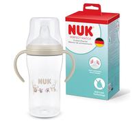 NUK Perfect Match Tasse d’apprentissage | 6+ mois | 260 ml | Tasse anti-fuite pour bébés | Poignées antidérapantes | Singe | Lot de 1