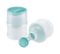 NUK Portionneur de lait en poudre - Menthe, 3 compartiments, sans