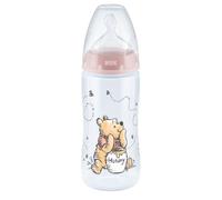 NUK premier choix PP - Contrôle de la température du biberon 300 ml. Silicone 0-6m. Disney - Beige