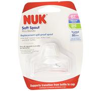 NUK Replacement Silicone Spout, Clear 2 Pack