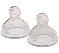 NUK Serenity Plus Tétines de rechange en silicone pour biberon | 6-18 mois | Anti-Coliques | paquet de 2