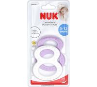 Nuk Set Anneau De Dentition 3-12m 2 Unités