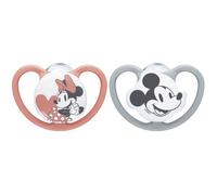 Nuk Space Disney Baby Sucettes En Silicone 0-6 Mois Minnie 2 Pièces
