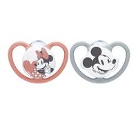 Nuk Space Disney Baby Sucettes En Silicone 18-36 Mois Minnie 2 Pièces