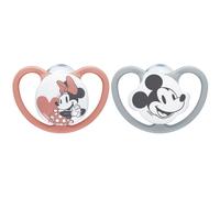 Nuk Space Disney Baby Sucettes En Silicone 6-18 Mois Minnie 2 Pièces