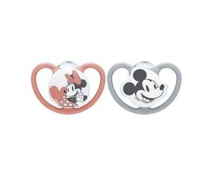 Nuk Space Suceute Silicone Minnie 6-18M 2 unités
