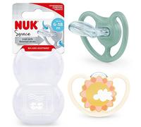 NUK Space Sucettes Silicone Chat Penguin 6-18 Mois 2 Unités