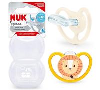 NUK Space Sucettes Silicone Hibou Panda 6-18 Mois 2 Unités