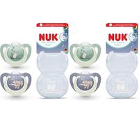 NUK Sucette First Choice Night Baby, 18-36 mois (Lot de 2)