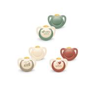 Nuk Sucette Latex Nature 0 - 6 Mois 2uts