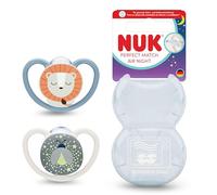 NUK Sucette Perfect Match Air Night, 6-18 mois